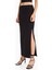 Kadın Siyah Yandan Derin Yırtmaçlı Uzun Etek 1