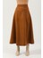 Kadın Taba Yüksek Bel Süet Mevlana Etek 4