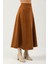Kadın Taba Yüksek Bel Süet Mevlana Etek 5