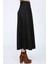 Kadın Siyah Yüksek Bel Düz Mevlana Etek 6