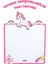 Pembe Unicorn Temalı Çocuk Yazı Tahtası Eğitici ve Aktiviteli Oyuncak 1