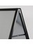 Çift Taraflı Ayaklı Kaldırım Panosu, Siyah, 50X70 cm 4