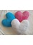 Peluş Mavi Kalpli Yastık 1