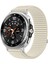 Samsung Galaxy Watch 8 40MM / Watch 8 44MM / Watch 6 Classic 46MM Hasır Örgü Kumaş Cırtlı Kordon 1