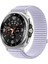 Samsung Galaxy Watch 8 40MM / Watch 8 44MM / Watch 6 Classic 46MM Hasır Örgü Kumaş Cırtlı Kordon 1