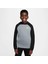 Erkek Çocuk Tech Fleece Kapüşonlu Sweatshirt - Gri Siyah Beyaz , Kanguru Cepli - FD3291-065 1