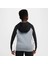 Erkek Çocuk Tech Fleece Kapüşonlu Sweatshirt - Gri Siyah Beyaz , Kanguru Cepli - FD3291-065 2