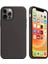 Apple iPhone 12 Pro Max 6.7'' İçi Kadife Silikon Kılıf Siyah 1