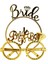 Bride Yazılı Taç ve Bride To Be Yazılı Gözlük Seti Altın Renk 1