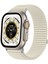 Apple Watch 10 46MM 6 7 8 Se Ultra Uyumlu 42 44 45 49MM Ince Hasır Örgü Cırtlı Kumaş Kordon Kayış 1