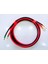 Akü ile Şarj Kontrol Veya Inverter Arası Uçları Konnektörlü 6 mm Kablo- 1,5m Siyah- 1,5m Kırmızı 2