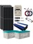 Alpex Güneş Enerjisi Bağ Evi Solar Paketi 3000W 24V Tam Sinus İnverter 285W 24V Güneş Paneli 200Ah 12V Jel Akü 1