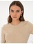 Kadın Bej Slim Fit Basic Kazak 50315758-VR011 2