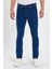 Erkek Fermuarlı Düz Slim Fit Jeans 1