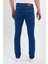 Erkek Fermuarlı Düz Slim Fit Jeans 5