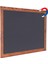 Manyetik 100X210 cm Ahşap Çerçeveli Kara Tahta, Tebeşirle Yazı Yazılır 2