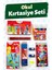 Renkli Kırtasiye Seti: Kalem, Silgi, Kalemtraş ve Kuru Keçeli, Pastel ve Sulu Seçenekler 1