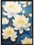 Siyah Çerçeveli Tablo, Lotus Çiçekleri Illüstrasyonu, Banyo Dekoru Poster No: 111766 1