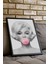 Siyah Çerçeveli Tablo, Siyah Beyaz Marilyn Monroe, Salon Dekoru Poster No: 111979 5