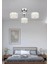 ESSLİGHT MERCAN 3 LÜ PLAFONYER LED AVİZE ŞEKER CAMLI 3 RENK IŞIK MODLU (BEYAZ SARI GÜN IŞIĞI) SALON OTURMA ODASI YATAK ODASI 2