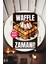 Waffle Salonu Duvar, Kapı, Çift Taraflı Askılı Pano Karşılama Tabelası, Waffle Dükkan Süsü 1
