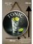 Tonic Temalı Kapı Süsü Tablosu – Tonik Içecek Konseptli Uv Baskılı Dekoratif Cafe Duvar Aksesuarı 4