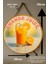 Orange Juice Portakal Suyu Temalı Kapı Süsü Tablosu – Uv Baskılı Meyve Desenli Cafe Duvar Dekoru 3