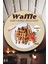 Waffle Salonu Duvar, Kapı, Çift Taraflı Askılı Pano Karşılama Tabelası, Waffle Dükkan Süsü 1