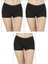 3'lü Paket Kadın Pamuklu Esnek Rahat Boxer 1