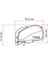 Obus Karavan Tente Fiamma F80S 4.50 x 2.50 Beyaz Tavan Tipi Karavan Tentesi 3