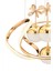 Modern Dimmerli 3 Renk Salon Oturma Odası Avize Gold Sarı LED Avize 5