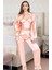 Iç Giyim Miss Laris Üçlü Lüx Saten Pijama Takımı Çeyizlik 1