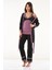 Iç Giyim Derya Kurşun Pamuk Pijama Takım Set 4