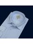 Linen Keten Klasik %100 Cotton Uzun Kollu Terletmeyen Mavi Gömlek (Regular Kalıp) 2