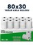 80X30 Termal Rulo, 40 Adet, Paket Içinde, Yüksek Kalite ve Uygun Fiyatlı Ürün 1