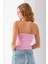 Kadın Kare Yaka Ince Askılı Basic Atlet Pembe - MS0000514 8