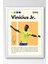 Vinicius Junior Çerçeveli Tablo - Dekoratif Çerçeveli Futbolcu Poster Tablo 1