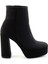 Mat Siyah Kadın Bot & Bootie K02527300138 1