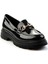 Siyah Kadın Loafer Ayakkabı K01257060998 3