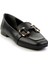 Siyah Kadın Loafer Ayakkabı K01641021609 3