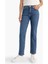 Comfort Straight Yüksek Bel Bilek Boy Jean Yıkamalı Pantolon D8154AX25AU 4