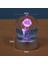 Renk Değiştiren Aya Çıkan Astronot Temalı Işıklı Cam Küre 8X6CM 1