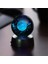 Renkli LED Işıklı Cam Satürn ve Ay Modeli, Gül Kolye ve Kar Küresi Seti 3