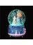 Mavi Frozen Temalı Orta Boy Işıklı Müzikli Kar Küresi 4
