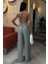 Halter Yaka Yelekli Modal Takım 10144 8