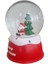 Işıklı Noel Baba ve Kar Küresi, Yılbaşı Dekoru, Orta Boy, Kırmızı 2