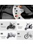 Alarmlı Motorsiklet Disk Fren Kilidi Motosiklet Scooter Bisiklet Atv Için Sesli Güvenlik Alarmı 5
