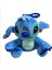 Stitch Oturan Peluş Anahtarlık Mavi 1