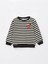 Lcw Kids Siyah Bisiklet Yaka Baskılı Kız Bebek Sweatshirt 2'li 3