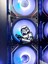 Stormtrooper Siyah Çerçeveli 120X120 mm Oyun Pc Aksesuarı, Masaüstü Bilgisayar Fan Kapağı Gaming 1